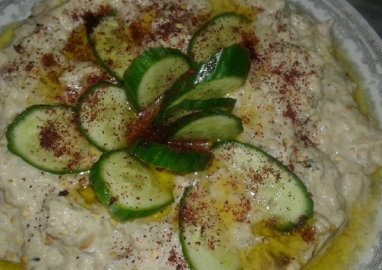 متبل باذنجان بابا غنوج🍆🍅🍆