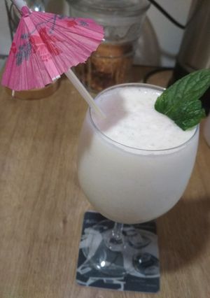 Una foto de Licuado de melón con un toque de vodka