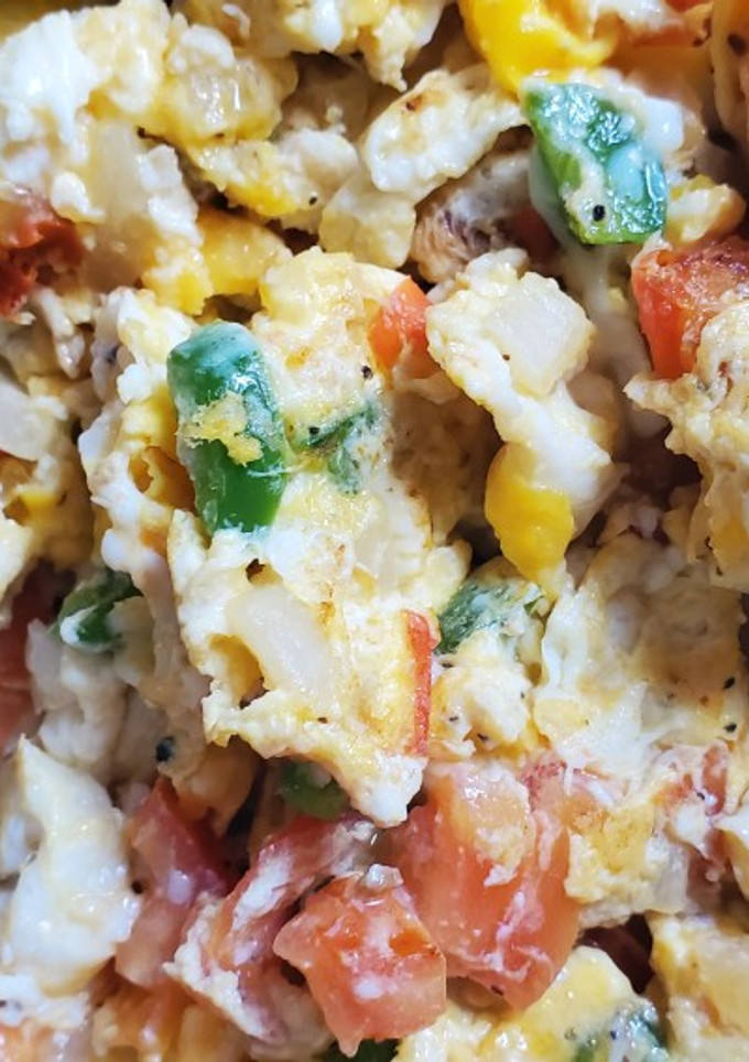 Una foto de Huevos a la mexicana