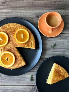 Foto de Bolo de Laranja e Coco