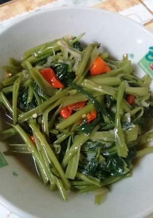 Foto resep Cah kangkung saus tiram sederhana