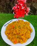 One Pot Cooking (Vegetables Daliya Pulao)