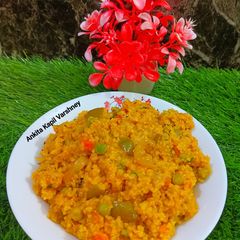 A picture of One Pot Cooking (Vegetables Daliya Pulao).