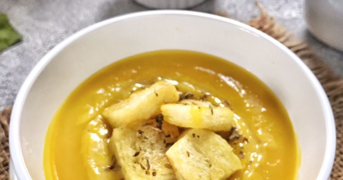 Resep Sup Labu Kuning oleh Frielingga Sit - Cookpad