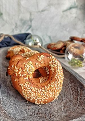 Φωτογραφία της συνταγής Μουστοκούλουρα με πετιμέζι και χωρίς ζάχαρη