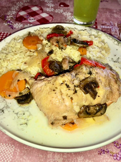 Una foto de Pollo adobado en olla a presión