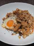 Tuna Rice With Runny Eggs
