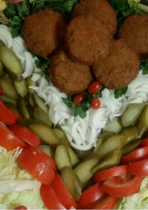عکسی از دستور فلافل