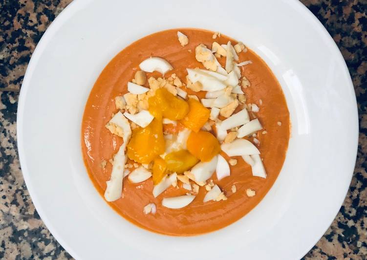 Salmorejo de mango