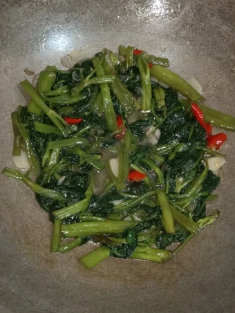 Langkah Gampang Menyiapkan Resep Cah kangkung saos tiram yang Lezat Sekali Anti Ribet, Sempurna