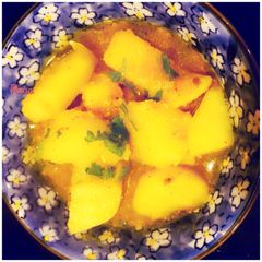 A picture of Sweet potato curry.
