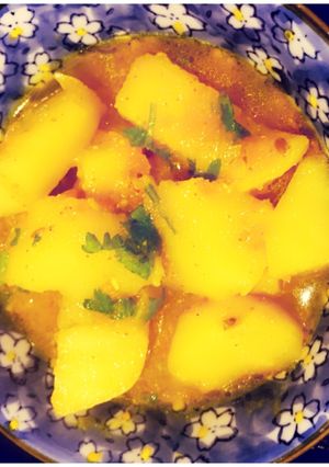 A picture of Sweet potato curry.