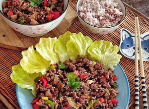 Foto resep Beef Lettuce Wrap