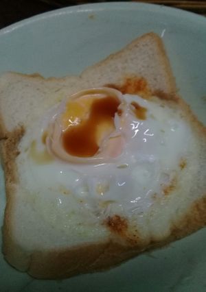 รูปของ ขนมปังหน้าไข่(ไมโครเวฟ)