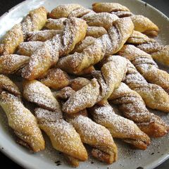 A picture of Cinnamon Sugar Puff Pastry Twists.