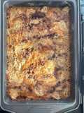 Peach Cobbler made with Yellow Cake Mix