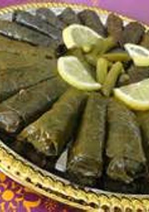 صورة لوصفة طريقة عمل محشي ورق عنب بالزيت