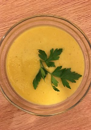 A picture of Yellow Split Lentil Soup.