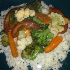 A picture of Veggies & Rice.