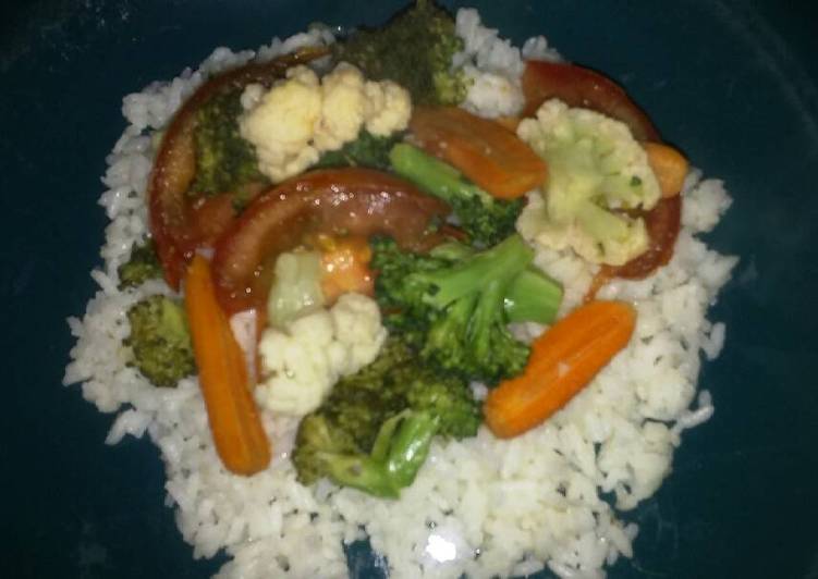 Step-by-Step Guide to Make Homemade Veggies &amp; Rice