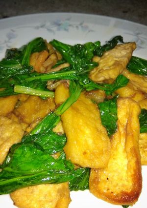 Foto resep Cah sawi tahu saus tiram