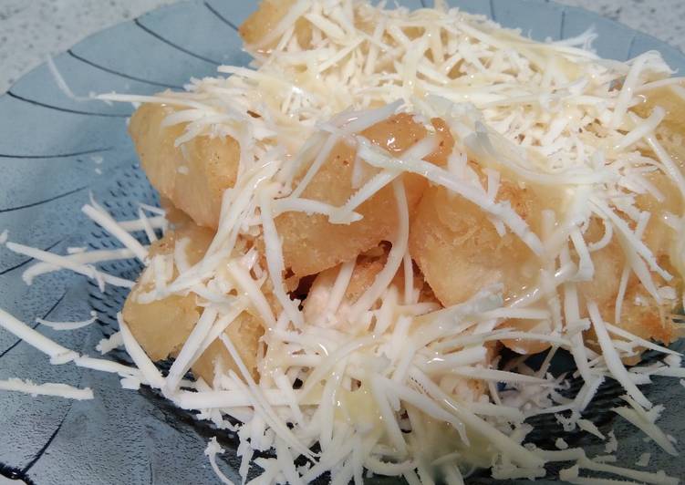 Recipe: Tasty Singkong Goreng Keju