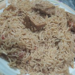 A picture of Simple chicken pulao.