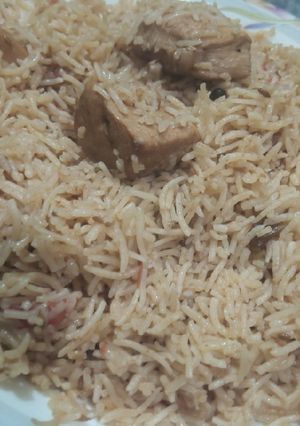 A picture of Simple chicken pulao.