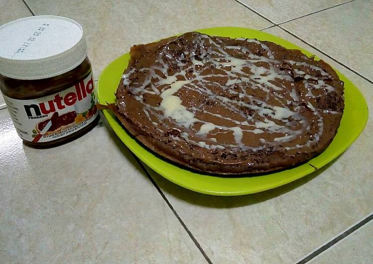 Terang bulan coklat nutella no egg