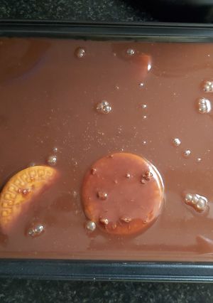Una foto de Tarta de la abuela con natillas