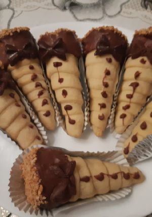 Une photo de Les cornets au gout Ferrero rocher