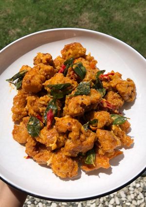 Foto resep Ayam saus telor asin