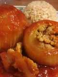 Cebollas rellenas de carne