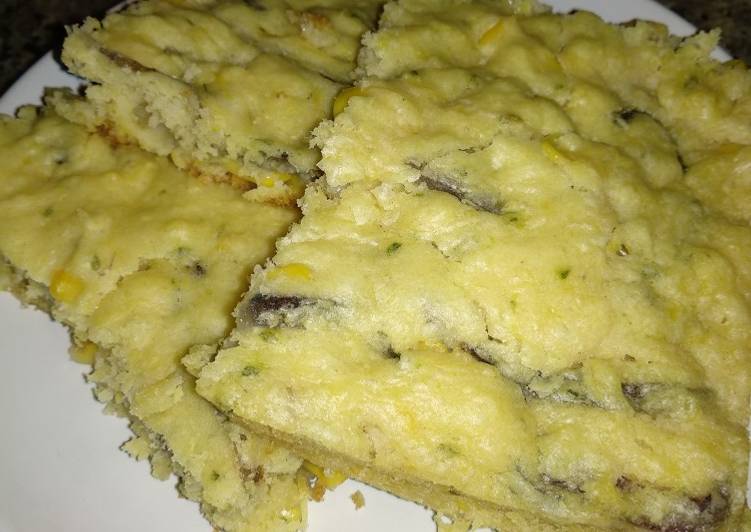 Fainá vegano de choclo