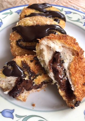 Foto resep Roti goreng isi coklat🍫