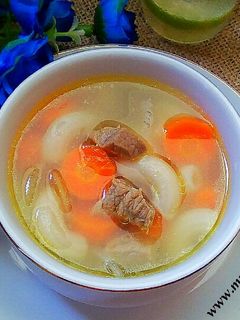 Foto resep Sup Daging Makaroni