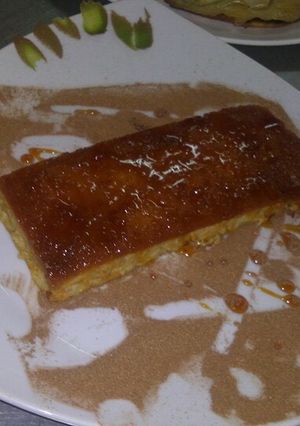 Una foto de Budín de pan sin tacc
