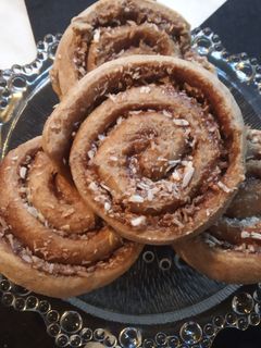 Tejcsokis-kókuszos csiga (teljes kiőrlésű) recept fotója