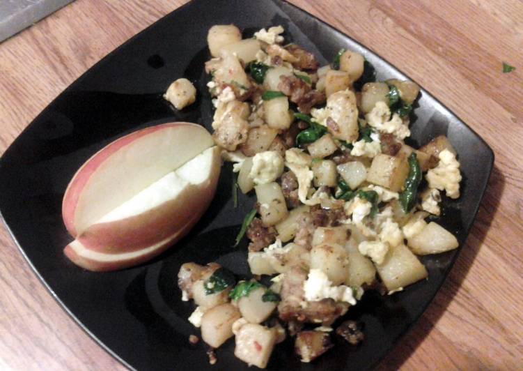 Steps to Prepare Quick Breakfast Potatoes….. eeem :-D