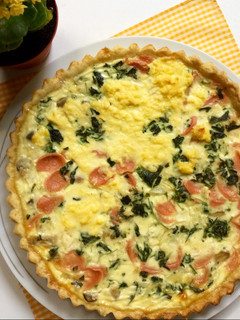 Foto resep Quiche Lorraine pai gurih dari Prancis
