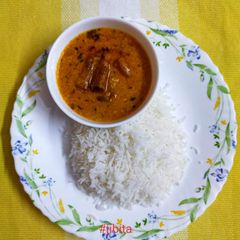 A picture of Gatte ki Sabji.