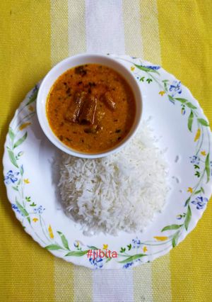 A picture of Gatte ki Sabji.