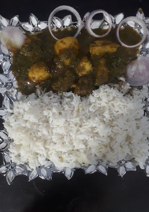 आलू पालक (aloo palak recipe in Hindi) रेसिपी मुख्य फोटो