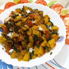 Aloo mooli ki sabji A picture of Aloo mooli ki sabji.