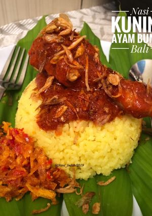 Foto resep Nasi Kuning Ayam Bumbu Bali