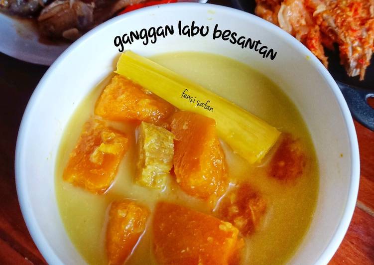 Bagaimana Membuat Gangan Labu Besantan (Sayur Labu Santan) yang Lezat