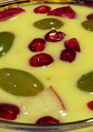 A picture of Fruit custard.