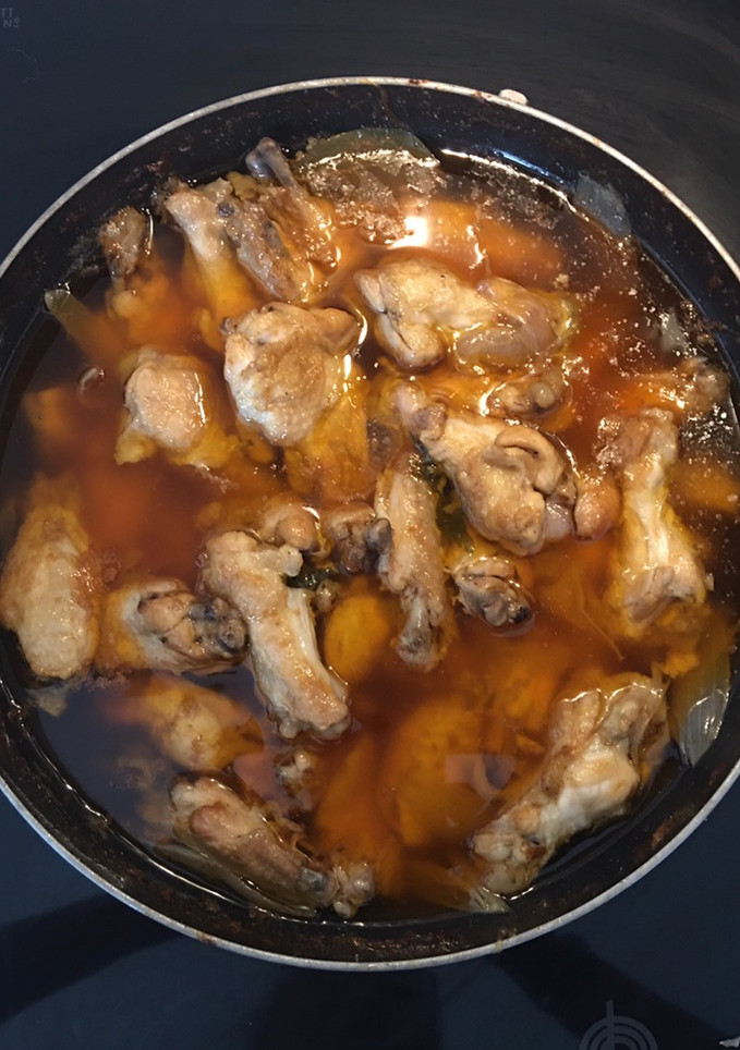 Una foto de Alitas de pollo en escabeche