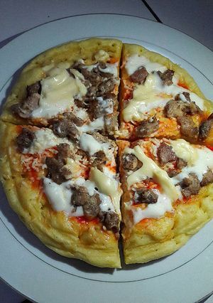 Foto resep Grill Chicken Pizza