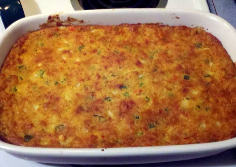 Steps to Prepare Super Quick Homemade Crawfish Cornbread